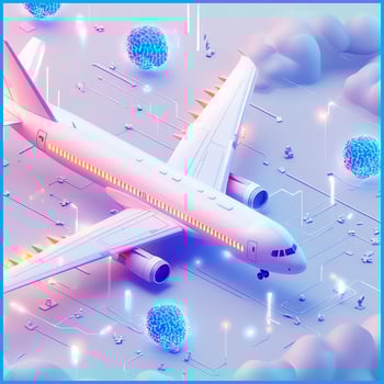 Vector illustration of aircraft Vector illustration of aircraft
