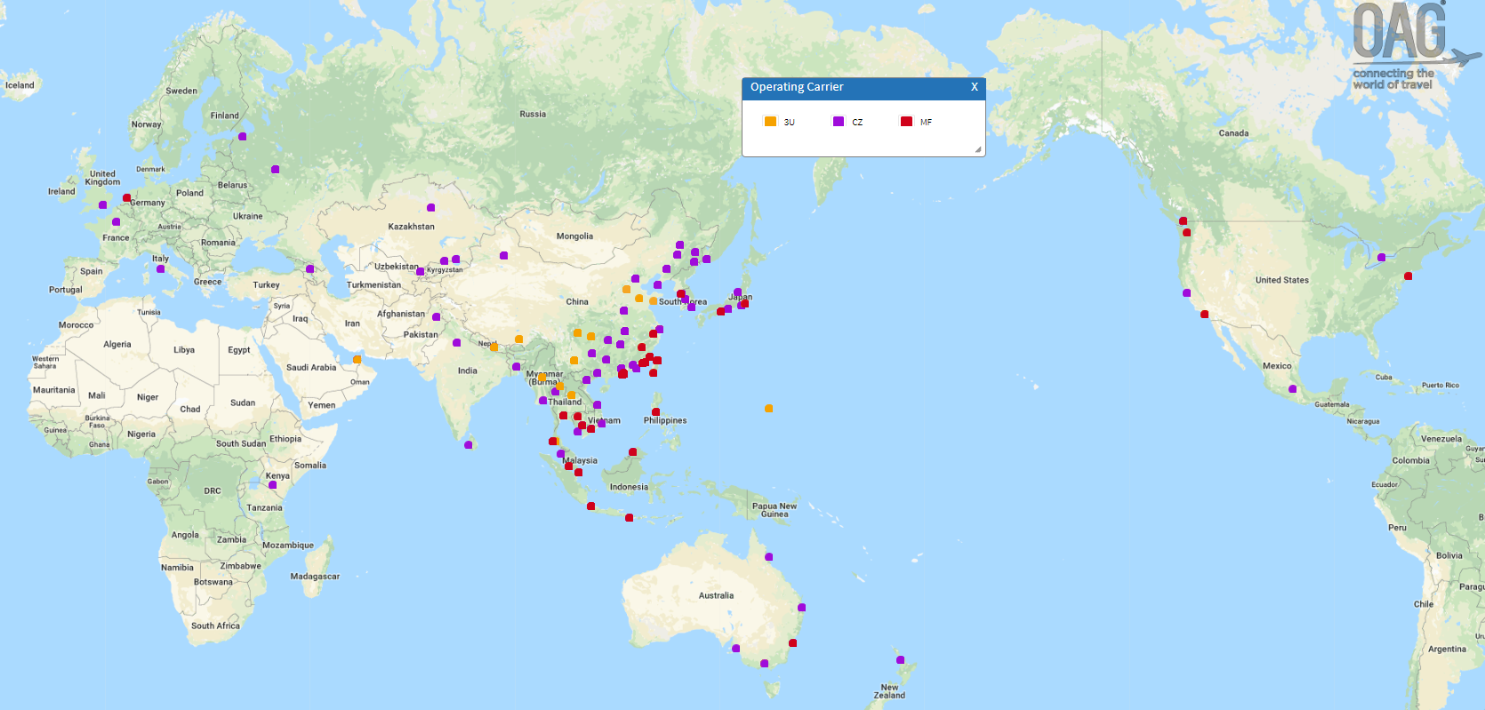 airports-sered-by-china-southern-group-international-routes