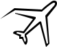 Plane Icon Black
