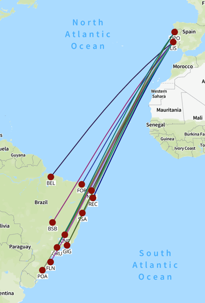 TAP map