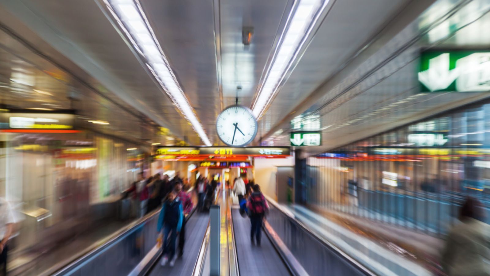 busy airport