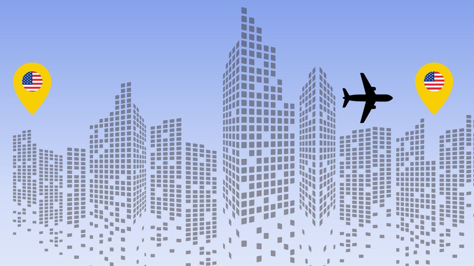 Airplane and US Cities