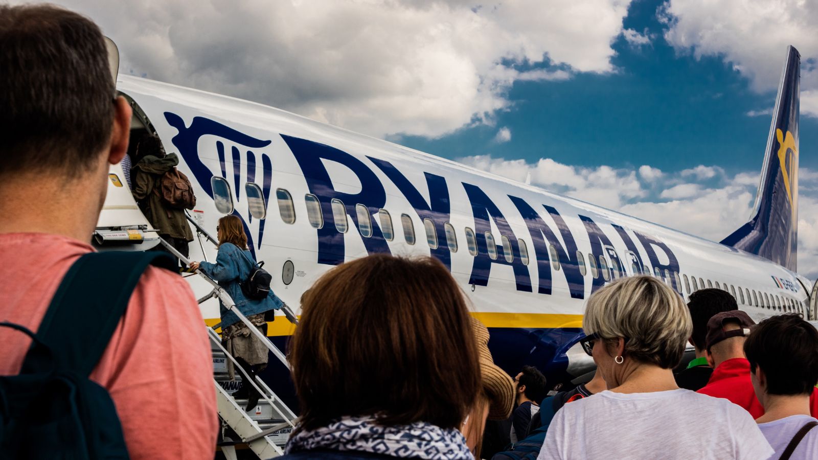 Boarding ryanair flight