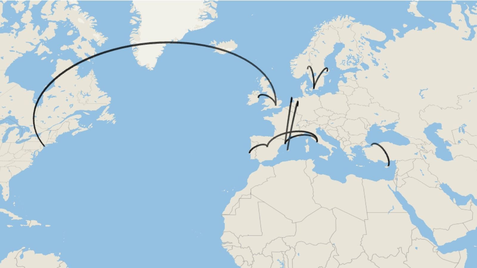 Europe's Most Popular Flights Summer 25