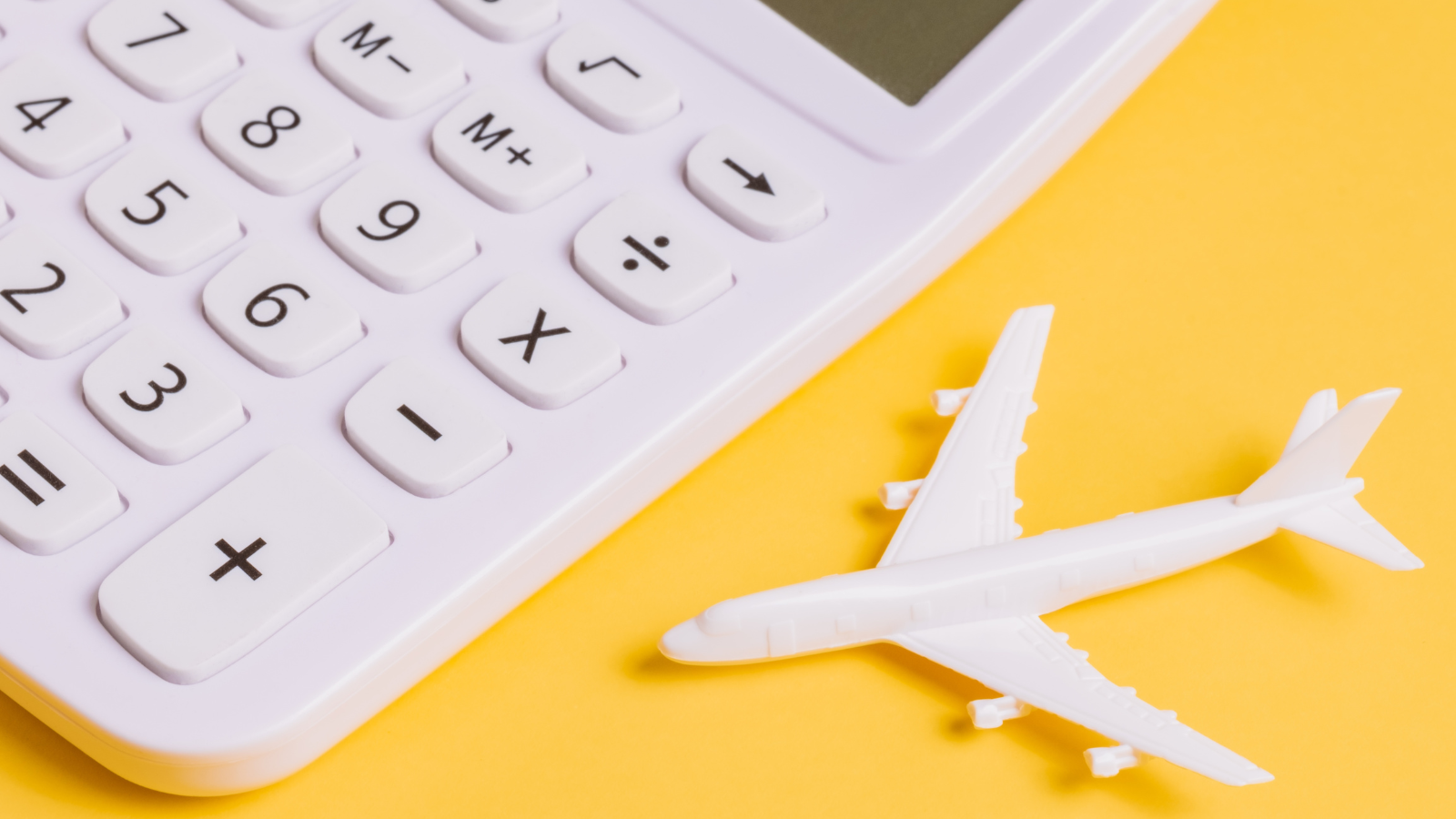 Airplane and calculator
